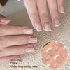 Semi-cured gel uv strips short nails