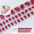 Pedicure Gel Nail Strips T040