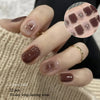 Semi-cured gel uv strips short nails 23DT