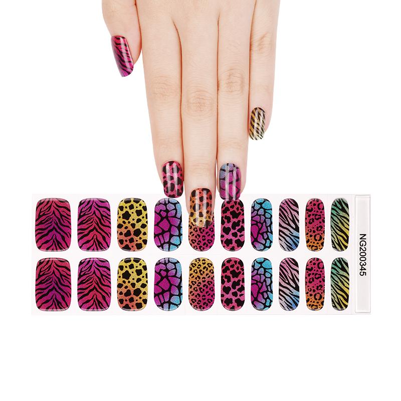 Semicured UV Neon Leopard