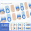 Pumpkin UV semi-cured gel manicure sticker