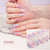 Semicured UV gel nail sticker NF250005