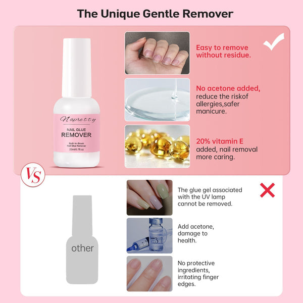 Nail Glue Remove Pen and Remove Press on Nails Glue