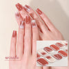 Semicured UV gel nail sticker