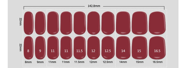Semi-cured gel sticker1227