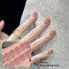 Semi-cured gel uv strips short nails 17DT
