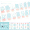 Pumpkin UV semi-cured gel manicure sticker