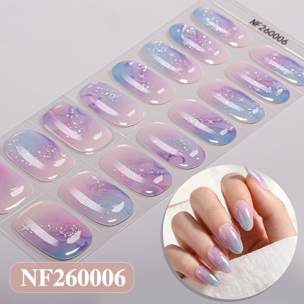 Semi-Cure Gel Nail Sticker NF260006