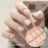 Semi-cured gel uv strips short nails