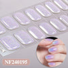 Semicured nail stickers NF240195