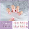 Bronzing butterfly no-bake nail sticker