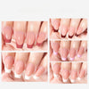 Five-color square patch manicure 150 pieces