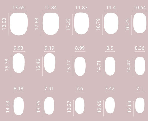 15 sizes/30 pcs press on nail