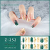 UV gel manicure sticker semi-curing
