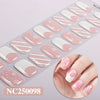 Christmas gel UV semi-cured nail sticker
