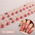 Christmas gel UV semi-cured nail sticker NC260043