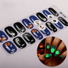 Halloween luminous dark UV-free nail sticker CMK0143