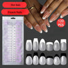 120 pcs French matte false nails
