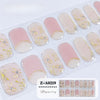 UV semicured nail stickers