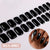 UV-Free Gel Nail Sticker Dried roses