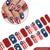 Independence Day 20 Finger Semi-Cure Gel Nail