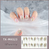 Bronzing butterfly no-bake nail sticker