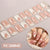 Christmas gel UV semi-cured nail sticker NC260045