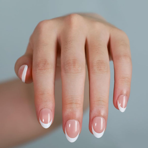 24pcs/Set Press On Nails French