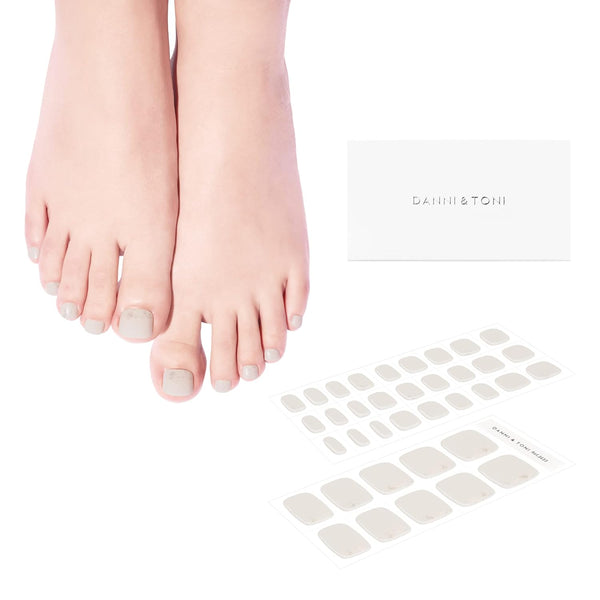 Semi Cured Gel Pedi StripsToenail Stickers Pedicure