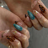 32pcs/Set Press On Nails Leopard Pattern