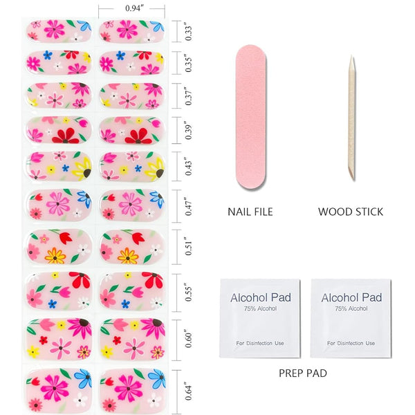 Semicured UV gel nail sticker NG200521