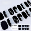 UV semicured nail stickers