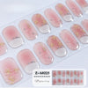 UV semicured nail stickers