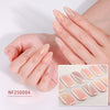 Semicured UV gel nail sticker
