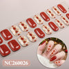 Christmas gel UV semi-cured nail sticker