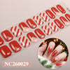 Christmas gel UV semi-cured nail sticker
