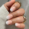 Beige White Ombre
