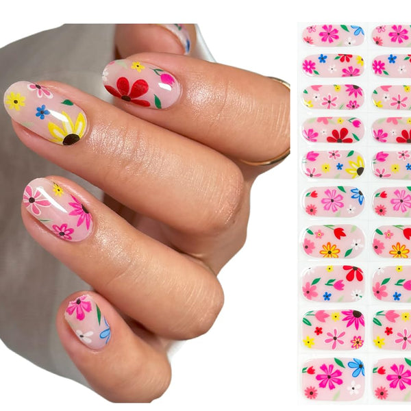 Semicured UV gel nail sticker NG200521