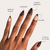 30 pcs press on nails Tortoiseshell