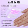 24pcs/Set Press On Nails Ombre