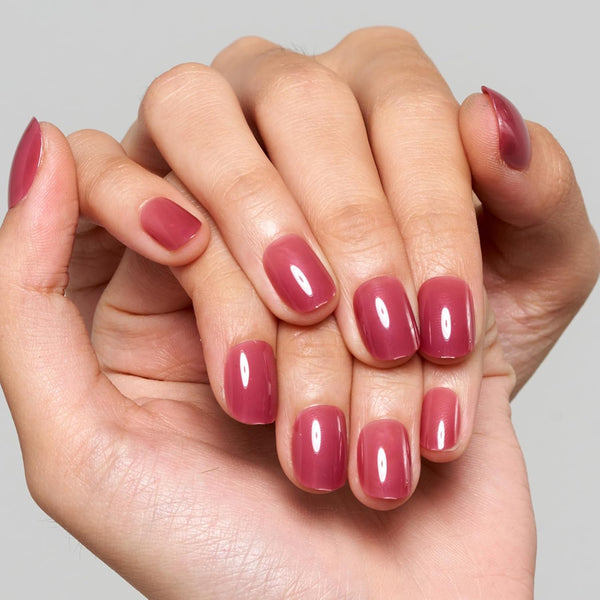 24pcs/Set Press On Nails Red