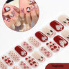 2026 New Christmas Gel Nail Sticker Lighting Harden Semi-Curing Nail Sticker