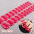 UV-Free Gel Nail Sticker Eye-catching red