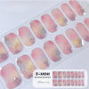 UV semicured nail stickers