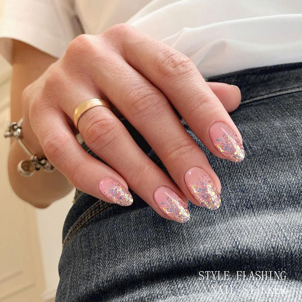 Glitter Gel Nail Stickers