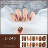 UV gel manicure sticker semi-curing