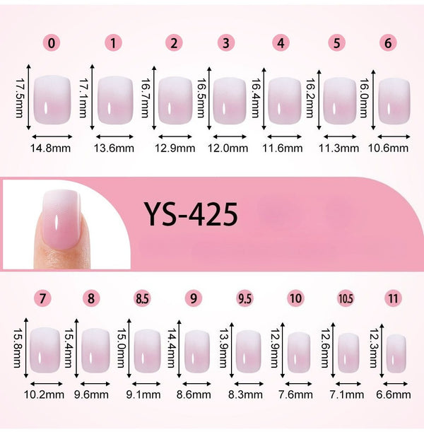 150 pieces glossy nail