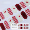 UV semicured nail stickers