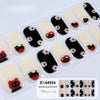 UV semicured nail stickers