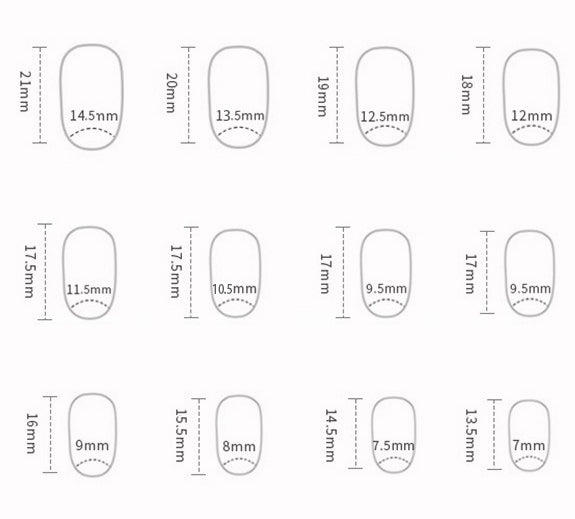 Halloween Press On Nail W1423
